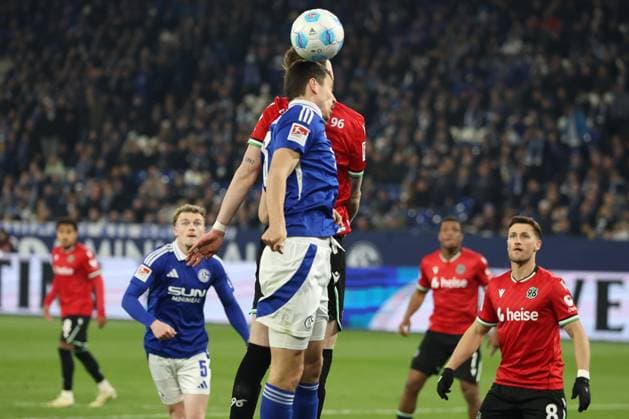 Ron Schallenberg FC Schalke 04 at the match of the 2 BL season 2024 25 FC Schalke 04 Hannover 96 Copyright Thomas Pakusch