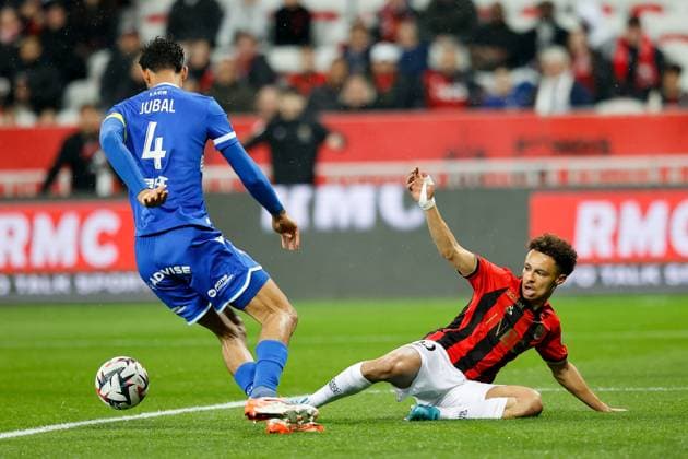 OGC Nice v AJ Auxerre - Ligue 1 McDonald s 2024 2025 10 Sofiane DIOP (ogcn) 10 Sofiane DIOP (ogcn) during the Ligue 1 MacDonald s match between Nice and Auxerre at Allianz Riviera on March 14, 2025 in Nice, France. Nice France  Copyright: xFEPx 776296010