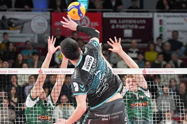 Volleyball, VBL, SWD Powervolleys Düren - FT 1844 Freiburg