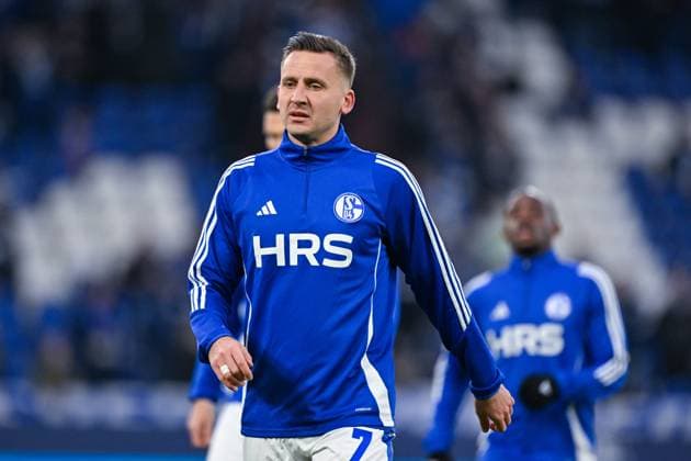 14 03 2025, Football, 2 Bundesliga, Matchday 26 Season 2024 2025, FC Schalke 04 Hannover 96, Paul Seguin FC Schalke 04 , xRHR PHOTO TKx Copyright: RHR-FOTOx RHR-FOTO TK