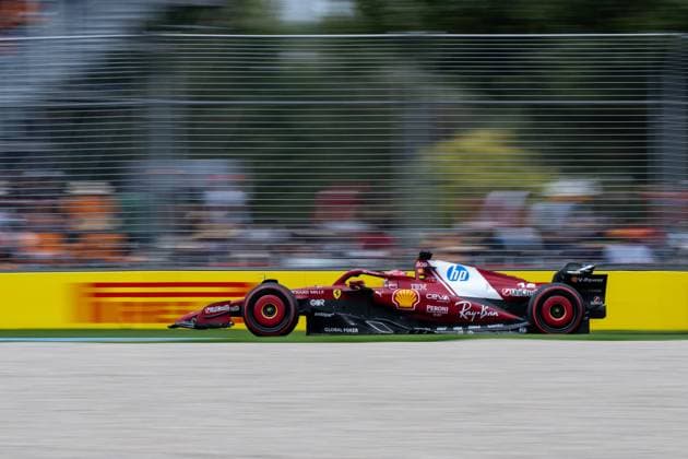 Charles Leclerc Scuderia Ferrari HP, 16 in SF 25, AUS, Formula 1 World Championship, Luis Vuitton Australian Grand Prix, Albert Park Circuit Melbourne, Qualifying Day, 2025 season, 15 03 2025 AUS, Formula 1 World Championship, Luis Vuitton Australian Grand Prix, Albert Park Circuit Melbourne, Qualifying Day, 2025 season, 15 03 2025 Melbourne Copyright: xEibner-Pressefoto Memmlerx EP_MMR