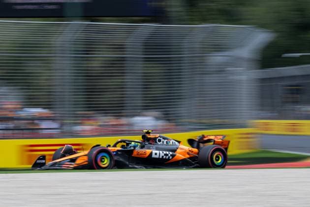 Lando Norris McLaren Formula 1 Team, 04 in MCL39, AUS, Formula 1 World Championship, Luis Vuitton Australian Grand Prix, Albert Park Circuit Melbourne, Qualifying Day, 2025 season, 15 03 2025 AUS, Formula 1 World Championship, Luis Vuitton Australian Grand Prix, Albert Park Circuit Melbourne, Qualifying Day, 2025 season, 15 03 2025 Melbourne Copyright: xEibner-Pressefoto Memmlerx EP_MMR