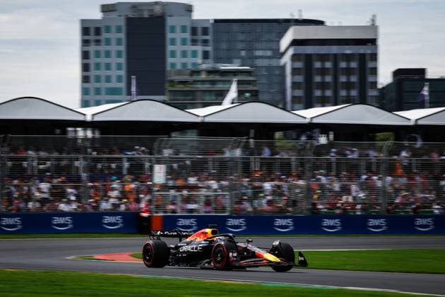 F1 - AUSTRALIAN GRAND PRIX 2025 01 VERSTAPPEN Max (nld), Red Bull Racing RB21, action during the Formula 1 Louis Vuitton Australian Grand Prix 2025, 1st round of the 2025 FIA Formula One World Championship, WM, Weltmeisterschaft from March 14 to 16, 2025 on the Albert Park Grand Prix Circuit, in Melbourne, Australia - MelbourneAustralia  Copyright: xANTONINxVINCENTx