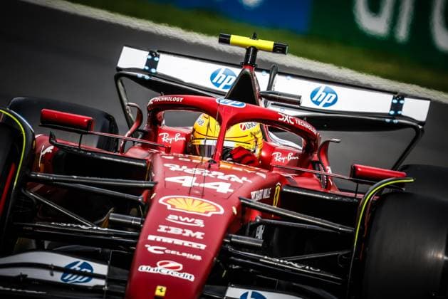 March 15, 2025: MELBOURNE, AUSTRALIA - MARCH 15: Lewis Hamilton of Great Britain drives the Scuderia Ferrari HP SF-25 during third practice in the 2025 Australian Grand Prix at Albert Park in Melbourne, Australia - ZUMAp121 20250315_zsp_p121_016 Copyright: xChrisxPutnamx