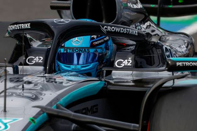 63 George Russell GBR, Mercedes AMG Petronas F1 Team , F1 Grand Prix of Australia at Albert Park Grand Prix Circuit on March 15, 2025 in Melbourne, Australia Photo by HOCH ZWEI Melbourne Australia