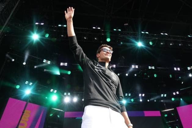 March 15, 2025: MELBOURNE, AUSTRALIA - MARCH 15: George Russell of Great Britain and Mercedes AMG Petronas F1 Team at the 2025 Australian Grand Prix at Albert Park in Melbourne, Australia - ZUMAp121 20250315_zsp_p121_033 Copyright: xChrisxPutnamx