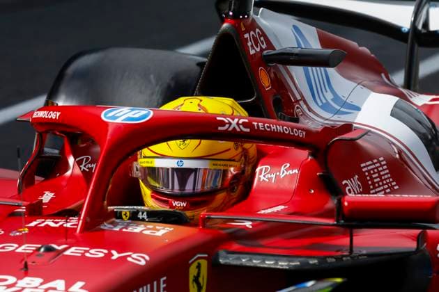 44 Lewis Hamilton GBR, Scuderia Ferrari HP , F1 Grand Prix of Australia at Albert Park Grand Prix Circuit on March 15, 2025 in Melbourne, Australia Photo by HOCH ZWEI Melbourne Australia
