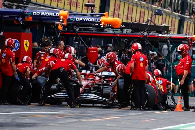 16 Charles Leclerc MCO, Scuderia Ferrari HP , F1 Grand Prix of Australia at Albert Park Grand Prix Circuit on March 15, 2025 in Melbourne, Australia Photo by HOCH ZWEI Melbourne Australia