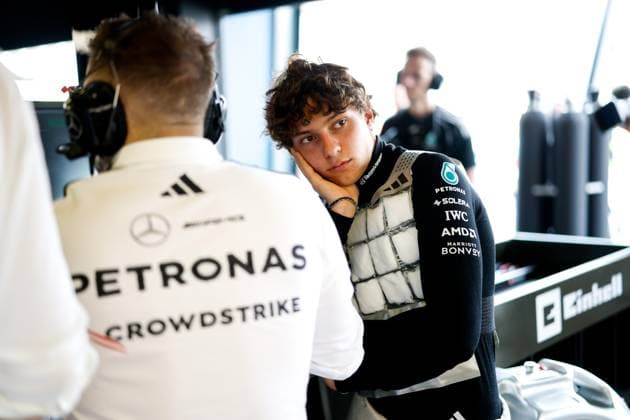 12 Andrea Kimi Antonelli ITA, Mercedes AMG Petronas F1 Team , F1 Grand Prix of Australia at Albert Park Grand Prix Circuit on March 15, 2025 in Melbourne, Australia Photo by HOCH ZWEI Melbourne Australia