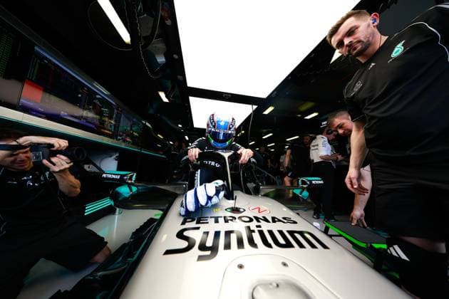 12 Andrea Kimi Antonelli ITA, Mercedes AMG Petronas F1 Team , F1 Grand Prix of Australia at Albert Park Grand Prix Circuit on March 15, 2025 in Melbourne, Australia Photo by HOCH ZWEI Melbourne Australia