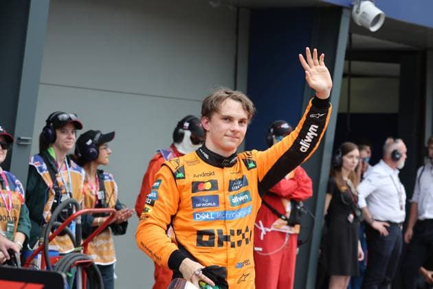 15 03 2025, Albert Park Circuit, Melbourne, FORMULA 1 LOUIS VUITTON AUSTRALIAN GRAND PRIX 2025 ,in picture 2 starting position for Lando Norris GBR , McLaren F1 Team Photo by Hasan Bratic DeFodi Images