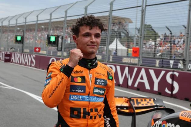 15 03 2025, Albert Park Circuit, Melbourne, FORMULA 1 LOUIS VUITTON AUSTRALIAN GRAND PRIX 2025 ,in the picture pole position for Lando Norris GBR , McLaren F1 Team Photo by Hasan Bratic DeFodi Images