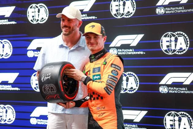 Kyle Chalmers, 4 Lando Norris GBR, McLaren F1 Team , F1 Grand Prix of Australia at Albert Park Grand Prix Circuit on March 15, 2025 in Melbourne, Australia Photo by HOCH ZWEI Melbourne Australia