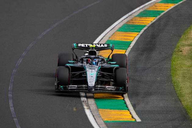 F1 - AUSTRALIAN GRAND PRIX 2025 12 KIMI ANTONELLI Andrea (ita), Mercedes AMG F1 Team W16, action during the Formula 1 Louis Vuitton Australian Grand Prix 2025, 1st round of the 2025 FIA Formula One World Championship, WM, Weltmeisterschaft from March 14 to 16, 2025 on the Albert Park Grand Prix Circuit, in Melbourne, Australia -  Copyright: xJoaoxFilipex