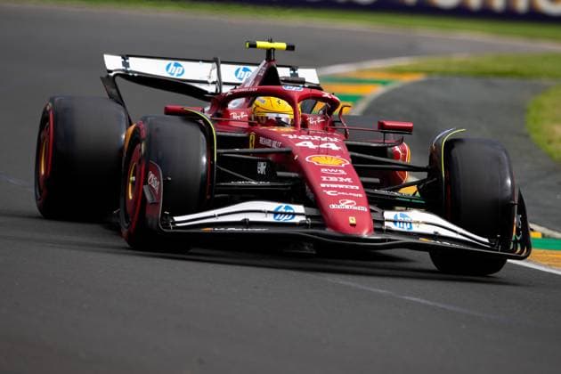F1 - AUSTRALIAN GRAND PRIX 2025 44 HAMILTON Lewis (gbr), Scuderia Ferrari SF-25, action during the Formula 1 Louis Vuitton Australian Grand Prix 2025, 1st round of the 2025 FIA Formula One World Championship, WM, Weltmeisterschaft from March 14 to 16, 2025 on the Albert Park Grand Prix Circuit, in Melbourne, Australia -  Copyright: xJoaoxFilipex