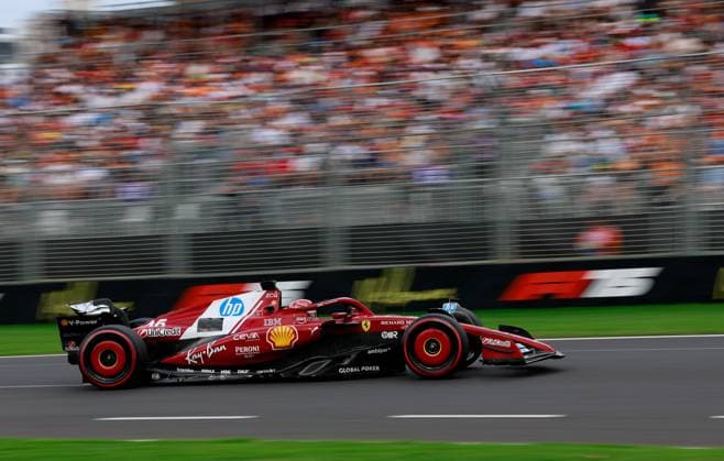 16 Charles Leclerc MCO, Scuderia Ferrari HP , F1 Grand Prix of Australia at Albert Park Grand Prix Circuit on March 15, 2025 in Melbourne, Australia Photo by HOCH ZWEI Melbourne Australia