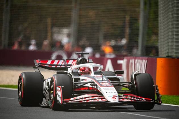 March 15, 2025, Melbourne, Victoria, Australia: MoneyGram Haas F1 Team driver ESTEBAN OCON (31) of France at Turn 12 (Lauda) on Saturday at the Formula 1 Louis Vuitton Australian Grand Prix 2025 on March 15, 2025 in Melbourne, Australia. Melbourne Australia - ZUMAf186 20250315_zsp_f186_121 Copyright: xJamesxForresterx