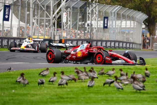 16 Charles Leclerc MCO, Scuderia Ferrari HP , F1 Grand Prix of Australia at Albert Park Grand Prix Circuit on March 15, 2025 in Melbourne, Australia Photo by HOCH ZWEI Melbourne Australia