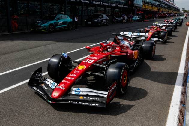 16 Charles Leclerc MCO, Scuderia Ferrari HP , F1 Grand Prix of Australia at Albert Park Grand Prix Circuit on March 15, 2025 in Melbourne, Australia Photo by HOCH ZWEI Melbourne Australia