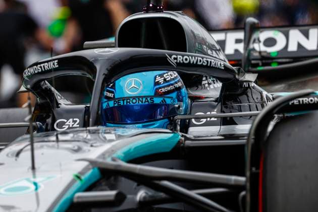 F1 - AUSTRALIAN GRAND PRIX 2025 63 RUSSELL George (gbr), Mercedes AMG F1 Team W16, action during the Formula 1 Louis Vuitton Australian Grand Prix 2025, 1st round of the 2025 FIA Formula One World Championship, WM, Weltmeisterschaft from March 14 to 16, 2025 on the Albert Park Grand Prix Circuit, in Melbourne, Australia - MelbourneAustralia  Copyright: xJoaoxFilipex