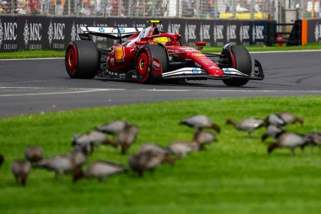 F1 - AUSTRALIAN GRAND PRIX 2025 44 HAMILTON Lewis (gbr), Scuderia Ferrari SF-25, action during the Formula 1 Louis Vuitton Australian Grand Prix 2025, 1st round of the 2025 FIA Formula One World Championship, WM, Weltmeisterschaft from March 14 to 16, 2025 on the Albert Park Grand Prix Circuit, in Melbourne, Australia - MelbourneAustralia  Copyright: xJoaoxFilipex