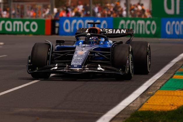 Formula 1, Australian Grand Prix 2025, Friday Practice 3 in Melbourne, Australia - 15 Mar 2025 Alexander Albon of Thailand drives the (23) Williams Racing FW47 Mercedes during final practice ahead of the F1 Grand Prix of Australia at the Albert Park Grand Prix circuit in Melbourne. Melbourne Australia Copyright: xGeorgexHitchensx xSOPAxImagesx ghausgp25_satfp3_13