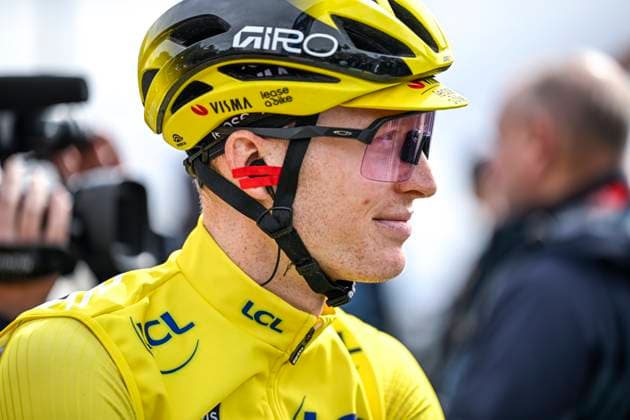 Paris - Nice 2025 - stage 7 AURON, FRANCE - MARCH 15 :Jorgenson Matteo (USA) of Team Visma Lease A Bike at the start line during stage 7 of the 83th edition of the Paris - Nice cycling race, a stage of 109,3km with start in Nice and finish at Auron on March 15, 2025 in Auron, France, 15 03 2025 ( Motordriver Kenny Verfaillie - Auron France  Copyright: xNicoxVereeckenx