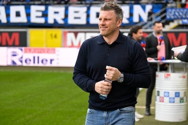 Paderborn, Home Deluxe Arena, 15 03 25, GER, Herren, 2 Bundesliga, Saison 2024 2025, SC Paderborn 07 1 FC Kaiserslautern Bild Trainer Lukas KWASNIOK Paderborn Only for editorial use DFL regulations prohibit any use of photographs as image sequences and or quasi video NRW Germany