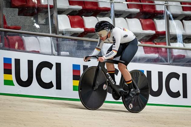 SCHNEIDER Clara UCI Track Cycling Nations Cup Konya 2025 SCHNEIDER Clara GER Germany Landscape horizontal Landscape Event Event UCI Track Cycling Nations Cup 2025 Category Category Cycling Track Cycling Nations Cup Elite Women Location Place Asia Turkey Konya Velodrom Konya Discipline Sprint Distance 200 m Date Date 15 03 2025 Saturday Day 2