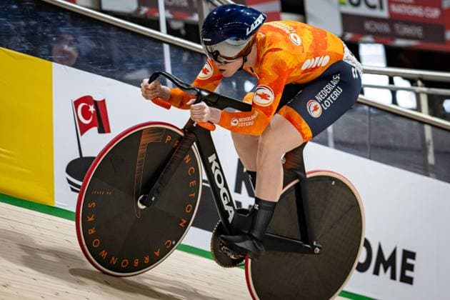 VAN DE WOUW Hetty UCI Track Cycling Nations Cup Konya 2025 VAN DE WOUW Hetty NED Netherlands Landscape horizontal Landscape Event Event UCI Track Cycling Nations Cup 2025 Category Category Cycling Track Cycling Nations Cup Elite Women Location Location Asia Turkey Konya Velodrome Konya Discipline Sprint Distance 200 m Date Date 15 03 2025 Saturday Day 2