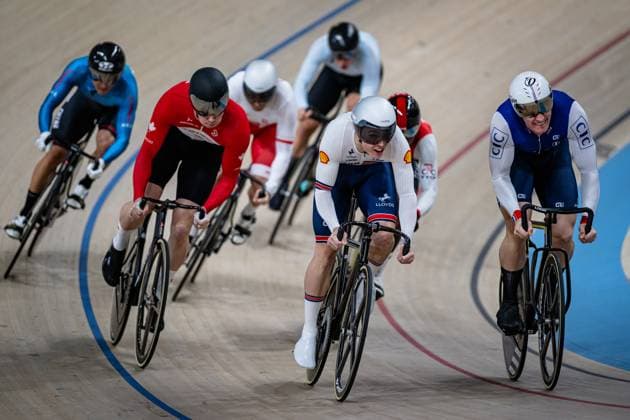 KALACHNIK Nikita, WAMMES Nick, DERACHE Tom, RADFORD Harry, TO Cheuk Hei, SARNECKI RafalPULIDO Zion UCI Track Cycling Nations Cup Konya 2025 KALACHNIK Nikita RUS Russia WAMMES Nick CAN Canada DERACHE Tom FRA France RADFORD Harry GBR Great Britain TO Cheuk Hei HKG Hong Kong SARNECKI Rafal POL Poland PULIDO Zion TTO Trinidad and Tobago Landscape horizontal Landscape Event Event UCI Track Cycling Nations Cup 2025 Category Category Cycling Track Cycling Nations Cup Elite Men Location Location Asia Turkey Konya Velodrome Konya Discipline Keirin Distance m Date Date 15 03 2025 Saturday Day 2