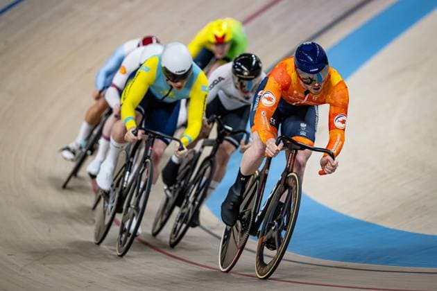 VILAR Lucas Oscar, LEDINGHAM HORN Harry, SPIEGEL Luca, CHUGAY Andrey, VADAPALAS Eimantas, VAN LOON Tijmen UCI Track Cycling Nations Cup Konya 2025 VILAR Lucas Oscar ARG Argentina LEDINGHAM HORN Harry GBR Great Britain SPIEGEL Luca GER Germany CHUGAY Andrey KAZ Kazakhstan VADAPALAS Eimantas LTU Lithuania VAN LOON Tijmen NED Netherlands Landscape format landscape horizontal Landscape Event Event UCI Track Cycling Nations Cup 2025 Category Category Cycling Track Cycling Nations Cup Elite Men Location Location Asia Turkey Konya Velodrome Konya Discipline Keirin Distance m Date Date 15 03 2025 Saturday Day 2