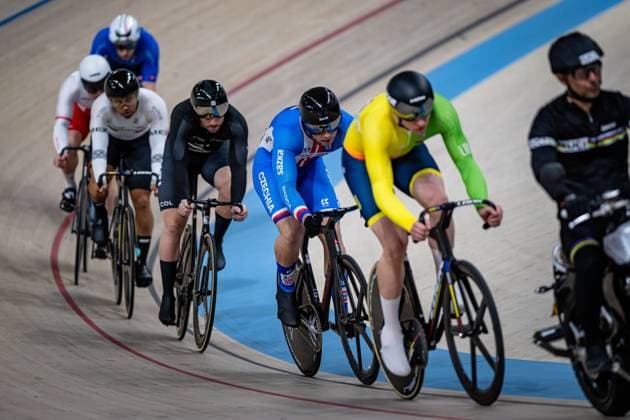 MORO Stefano, VINSKAS Laurynas, VERDUGO OSUNA Edgar Ismael, DAKIN Sam, BURAWSKI Konrad UCI Track Cycling Nations Cup Konya 2025 CECHMAN Martin CZE Czech Republic MORO Stefano ITA Italy VINSKAS Laurynas LTU Lithuania VERDUGO OSUNA Edgar Ismael MEX Mexico DAKIN Sam NZL New Zealand BURAWSKI Konrad POL Poland Landscape landscape horizontal horizontal Landscape Event Event UCI Track Cycling Nations Cup 2025 Category Category Cycling Track Cycling Nations Cup Elite Men Location Location Asia Turkey Konya Velodrome Konya Discipline Keirin Distance m Date Date 15 03 2025 Saturday Day 2