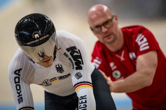 SPIEGEL Luca, EIJDEN Jan UCI Track Cycling Nations Cup Konya 2025 SPIEGEL Luca GER Germany VAN EIJDEN Jan GER Coach Landscape horizontal Landscape Event Event UCI Track Cycling Nations Cup 2025 Category Category Cycling Track Cycling Nations Cup Elite Men Location Location Asia Turkey Konya Velodrome Konya Discipline Keirin Distance m Date Date 15 03 2025 Saturday Day 2