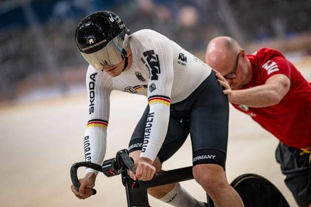 SPIEGEL Luca, EIJDEN Jan UCI Track Cycling Nations Cup Konya 2025 SPIEGEL Luca GER Germany VAN EIJDEN Jan GER Coach Landscape horizontal Landscape Event Event UCI Track Cycling Nations Cup 2025 Category Category Cycling Track Cycling Nations Cup Elite Men Location Location Asia Turkey Konya Velodrome Konya Discipline Keirin Distance m Date Date 15 03 2025 Saturday Day 2