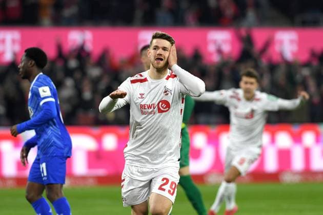 Jan Thielmann 1 FC Koeln celebrates after scoring his team™s first goal during the 2 Bundesliga match between 1 FC Köln and SV Darmstadt 98 at RheinEnergieStadion on March 15, 2025 in Cologne, Germany, Germany Photo by Ralf Treese DeFodi Images Jan Thielmann 1 FC Koeln celebrates after scoring his team™s first goal during the 2 Bundesliga match between 1 FC Köln and SV Darmstadt 98 at RheinEnergieStadion on March 15, 2025 in Cologne, Germany Photo by Ralf Treese DeFodi Images DFB DFL REGULATIONS PROHIBIT ANY USE OF PHOTOGRAPHS AS IMAGE SEQUENCES AND OR QUASI VIDEO Photo by Ralf Treese DeFodi Images