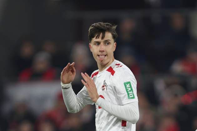Denis Huseinbasic 1 FC Koeln gestures, gestures during the 2 Bundesliga match between 1 FC Köln and SV Darmstadt 98 at RheinEnergieStadion on March 15, 2025 in Cologne, Germany Photo by Oliver Kaelke DeFodi Images Denis Huseinbasic 1 FC Koeln gestures during the 2 Bundesliga match between 1 FC Köln and SV Darmstadt 98 at RheinEnergieStadion on March 15, 2025 in Cologne, Germany Photo by Oliver Kaelke DeFodi Images DFB DFL REGULATIONS PROHIBIT ANY USE OF PHOTOGRAPHS AS IMAGE SEQUENCES AND OR QUASI VIDEO Photo by Oliver Kaelke DeFodi Images