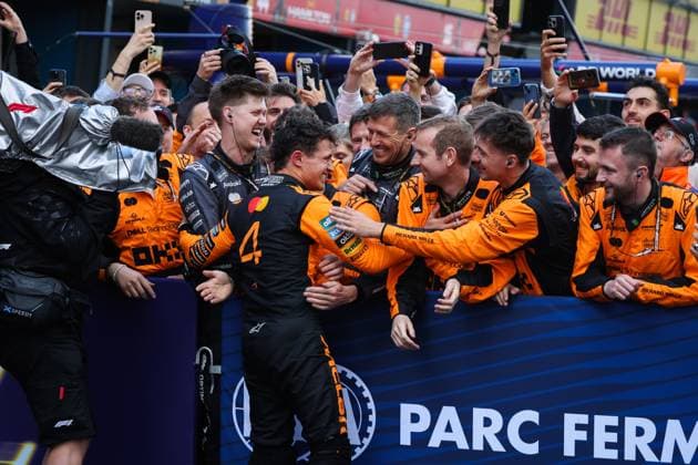F1 - AUSTRALIAN GRAND PRIX 2025 NORRIS Lando (gbr), McLaren F1 Team MCL39, portrait during the Formula 1 Louis Vuitton Australian Grand Prix 2025, 1st round of the 2025 FIA Formula One World Championship, WM, Weltmeisterschaft from March 14 to 16, 2025 on the Albert Park Grand Prix Circuit, in Melbourne, Australia - MelbourneAustralia  Copyright: xANTONINxVINCENTx