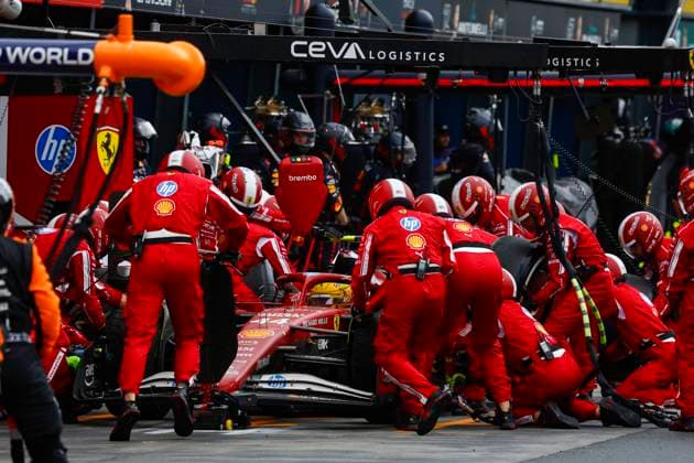 44 Lewis Hamilton GBR, Scuderia Ferrari HP , F1 Grand Prix of Australia at Albert Park Grand Prix Circuit on March 16, 2025 in Melbourne, Australia Photo by HOCH ZWEI Melbourne Australia