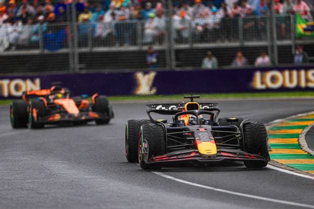 MOTORI - Formula 1 - FORMULA 1 LOUIS VUITTON AUSTRALIAN GRAND PRIX 2025 - Race Max Verstappen (NED) - Oracle Red Bull Racing - Red Bull RB21 - Honda RBPT during the Race of Formula 1 Louis Vuitton Australian Grand Prix 2025; Albert Park, Melbourne, Australia, from March 14 to 16 2025 Australia Australia  Copyright: xIPAxSport ABACAx