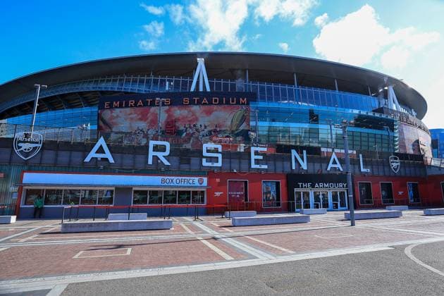 Arsenal v Chelsea Premier League 16 03 2025. Ground View of Outside the Emirates Stadium before kick-off during the Premier League match between Arsenal and Chelsea at the Emirates Stadium, London, England on 16 March 2025. Editorial use only DataCo restrictions apply See www.football-dataco.com , Copyright: xChrisxFoxwellx PSI-21657-0001