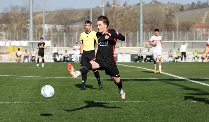 08 03 25 U17 VfB Stuttgart U17 Eintracht Frankfurt Germany, Stuttgart, 08 03 2025, Football, U17 DFB Youth League, U17 VfB Stuttgart U17 Eintracht Frankfurt Niko Ilicevic Eintracht Frankfurt