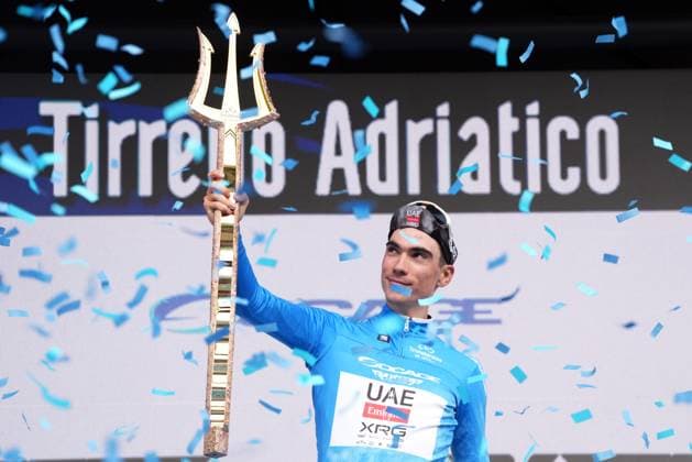 Cycling, Tirreno - Adriatico, overall winner Juan Ayuso