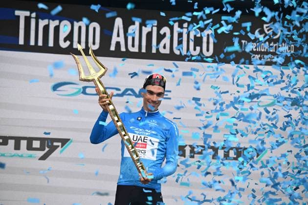 16-03-2025 Tirreno - Adriatico; Tappa 07 Porto Potenza Picena - San Benedetto Del Tronto; 2025, Uae Team Emirates - Xrg; Ayuso Pesquera, Juan; San Benedetto Del Tronto; 