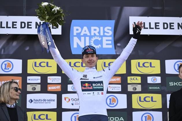 Cycling, Paris - Nice, 8th stage, Florian Lipowitz wins the white jersey