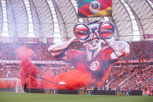 Bilder des Jahres 2025, Sport 03 März Sport Themen der Woche KW11 Sport Bilder des Tages Internacional x Grêmio PORTO ALEGRE, RS - 16.03.2025: INTERNACIONAL X GRÊMIO - Internacional and Grêmio compete in GRENAL 446. Match that defines the Champion of the 2025 Gaucho Championship. Match played on Sunday afternoon (16) at the Beira Rio Stadium in Porto Alegre, RS, Brazil. (Photo: Cleiton Debona Fotoarena) x2707374x  CleitonxDebona