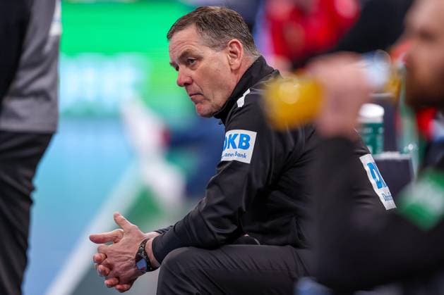 15 03 2025, International handball match, European Championship qualifier, Germany Austria, ZAG Arena Hannover National coach Alfred Gislason GER Lower Saxony Germany