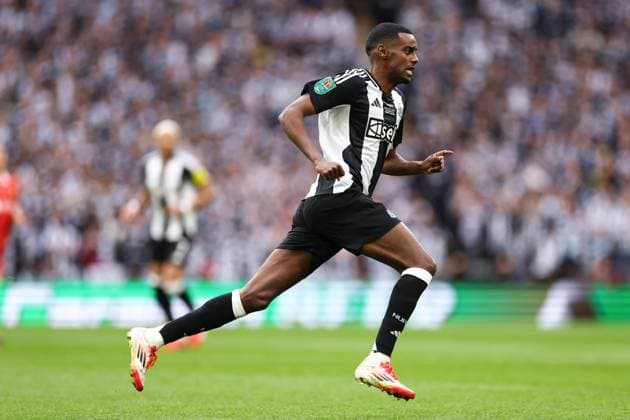 Liverpool gegen Newcastle United 16. März 2025, London Carabao Cup Finale Liverpool gegen Newcastle United Alexander Isak von Newcastle United Foto Jacques Feeney Abseits London UK  Copyright: xJacquesxFeeneyx xOffsidexOffside