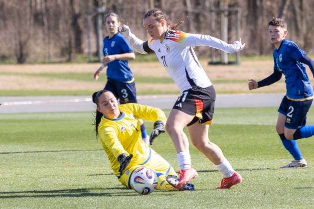 Football, Women, U17, European Championship Qualifier, Germany - Kosovo