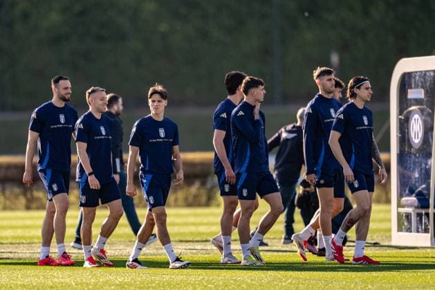 Football, Italy national team, Training